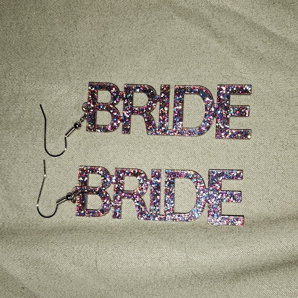 Bride earrings! Never worn!